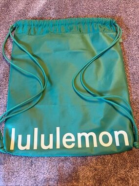 lululemon athletica Teal Drawstring Backpack